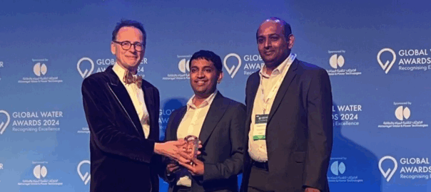 Gradiant Awarded for “Water Company of the Year” Distinction and “Water Technology Idol” Winner by Global Water Intelligence